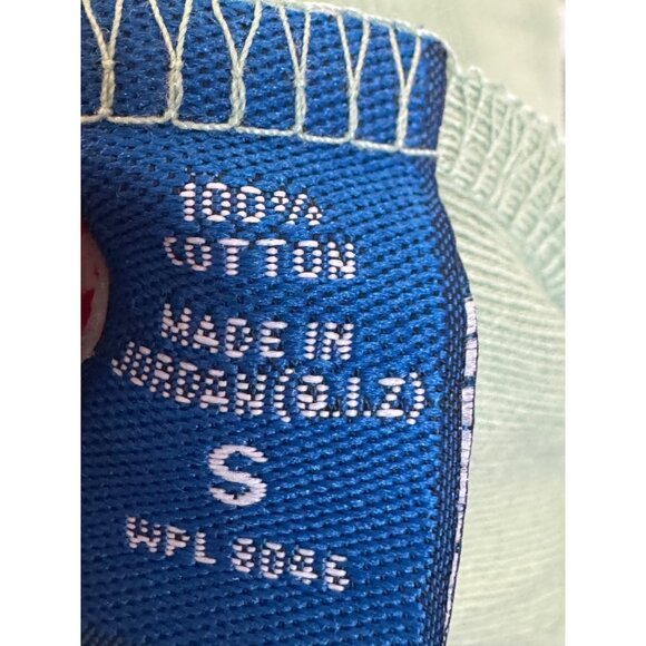 Karen Scott Sport Womens Ribbed Knit Top S Light Green 100% Cotton - Picture 4 of 5